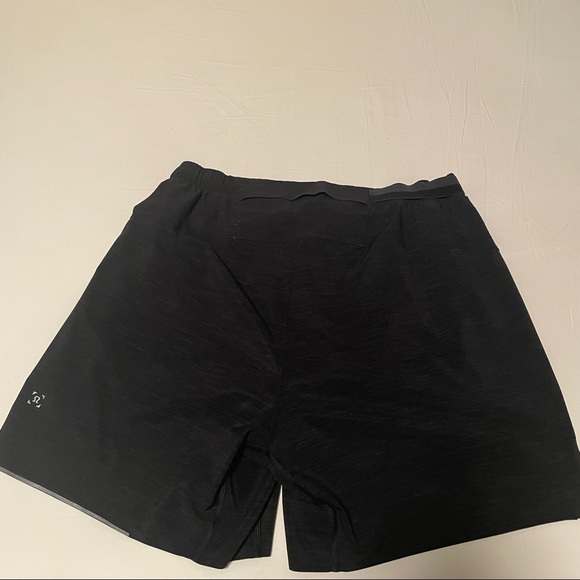 Lululemon black surge shorts 6” inseam - Picture 3 of 5